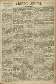 Stettiner Zeitung. 1892, Nr. 356 (2 August) - Abend-Ausgabe