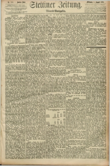 Stettiner Zeitung. 1892, Nr. 358 (3 August) - Abend-Ausgabe