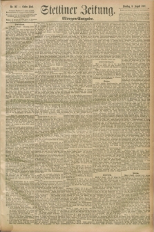 Stettiner Zeitung. 1892, Nr. 367 (9 August) - Morgen-Ausgabe