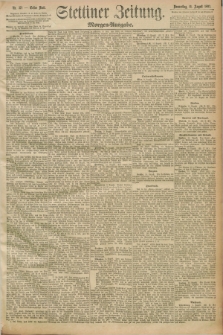 Stettiner Zeitung. 1892, Nr. 371 (11 August) - Morgen-Ausgabe