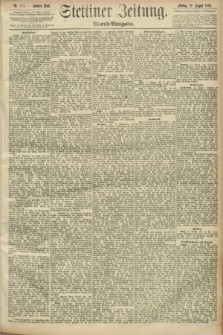 Stettiner Zeitung. 1892, Nr. 374 (12 August) - Abend-Ausgabe