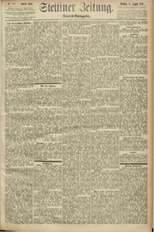 Stettiner Zeitung. 1892, Nr. 380 (16 August) - Abend-Ausgabe