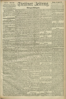 Stettiner Zeitung. 1892, Nr. 391 (23 August) - Morgen-Ausgabe