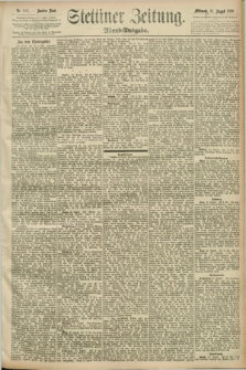 Stettiner Zeitung. 1892, Nr. 406 (31 August) - Abend-Ausgabe