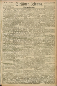 Stettiner Zeitung. 1892, Nr. 407 (1 September) - Morgen-Ausgabe
