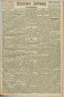 Stettiner Zeitung. 1892, Nr. 418 (7 September) - Abend-Ausgabe