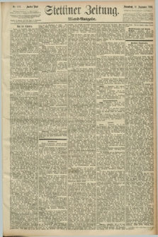 Stettiner Zeitung. 1892, Nr. 424 (10 September) - Abend-Ausgabe