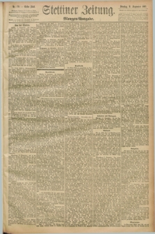 Stettiner Zeitung. 1892, Nr. 425 (11 September) - Morgen-Ausgabe