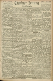 Stettiner Zeitung. 1892, Nr. 430 (14 September) - Abend-Ausgabe