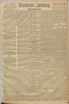 Stettiner Zeitung. 1892, Nr. 431 (15 September) - Morgen-Ausgabe