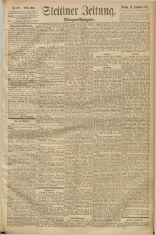 Stettiner Zeitung. 1892, Nr. 439 (20 September) - Morgen-Ausgabe
