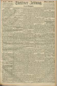 Stettiner Zeitung. 1892, Nr. 440 (20 September) - Abend-Ausgabe