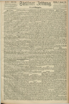 Stettiner Zeitung. 1892, Nr. 456 (29 September) - Abend-Ausgabe