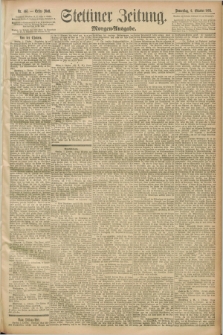 Stettiner Zeitung. 1892, Nr. 467 (6 Oktober) - Morgen-Ausgabe
