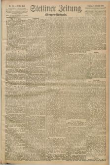 Stettiner Zeitung. 1892, Nr. 473 (9 Oktober) - Morgen-Ausgabe