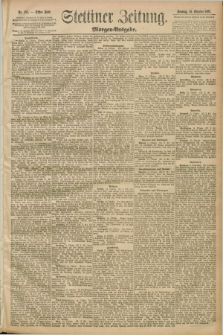 Stettiner Zeitung. 1892, Nr. 485 (16 Oktober) - Morgen-Ausgabe
