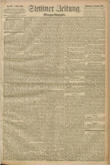 Stettiner Zeitung. 1892, Nr. 495 (22 Oktober) - Morgen-Ausgabe