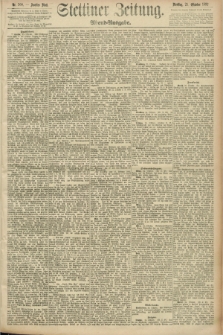 Stettiner Zeitung. 1892, Nr. 500 (25 Oktober) - Abend-Ausgabe