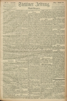 Stettiner Zeitung. 1892, Nr. 518 (4 November) - Abend-Ausgabe
