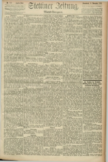 Stettiner Zeitung. 1892, Nr. 532 (12 November) - Abend-Ausgabe