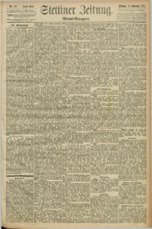 Stettiner Zeitung. 1892, Nr. 538 (16 November) - Abend-Ausgabe