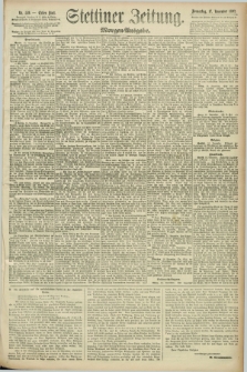 Stettiner Zeitung. 1892, Nr. 539 (17 November) - Morgen-Ausgabe