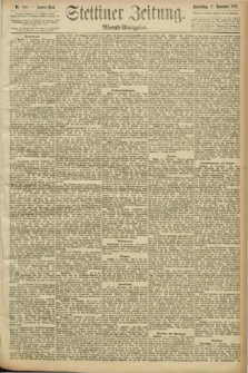 Stettiner Zeitung. 1892, Nr. 540 (17 November) - Abend-Ausgabe