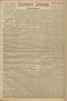 Stettiner Zeitung. 1892, Nr. 555 (26 November) - Morgen-Ausgabe