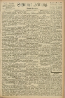 Stettiner Zeitung. 1892, Nr. 556 (26 November) - Abend-Ausgabe