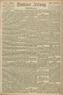 Stettiner Zeitung. 1892, Nr. 558 (28 November) - Abend-Ausgabe