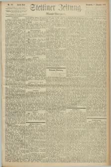 Stettiner Zeitung. 1892, Nr. 580 (10 Dezember) - Abend-Ausgabe