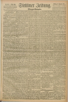 Stettiner Zeitung. 1892, Nr. 583 (13 Dezember) - Morgen-Ausgabe