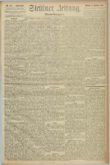 Stettiner Zeitung. 1892, Nr. 584 (13 Dezember) - Abend-Ausgabe