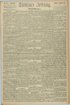 Stettiner Zeitung. 1892, Nr. 590 (16 Dezember) - Abend-Ausgabe