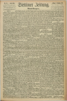 Stettiner Zeitung. 1892, Nr. 602 (23 Dezember) - Abend-Ausgabe