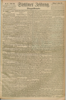 Stettiner Zeitung. 1893, Nr. 13 (8 Januar) - Morgen-Ausgabe