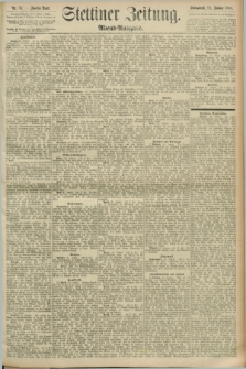 Stettiner Zeitung. 1893, Nr. 36 (21 Januar) - Abend-Ausgabe