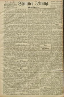 Stettiner Zeitung. 1893, Nr. 48 (28 Januar) - Abend-Ausgabe