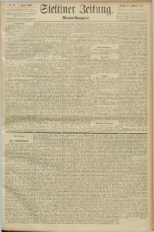 Stettiner Zeitung. 1893, Nr. 70 (10 Februar) - Abend-Ausgabe