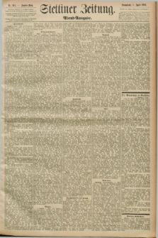 Stettiner Zeitung. 1893, Nr. 164 (8 April) - Abend-Ausgabe