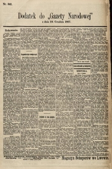 Gazeta Narodowa. 1897, nr 341