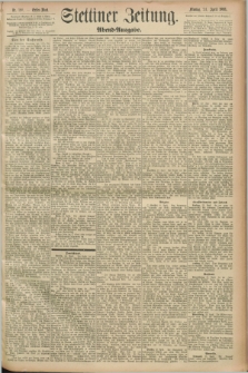 Stettiner Zeitung. 1893, Nr. 190 (24 April) - Abend-Ausgabe