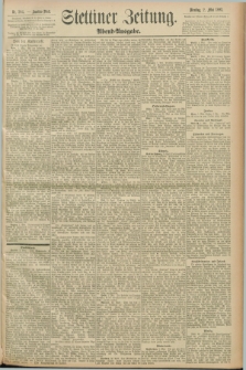 Stettiner Zeitung. 1893, Nr. 204 (2 Mai) - Abend-Ausgabe
