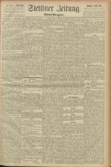 Stettiner Zeitung. 1893, Nr. 214 (8 Mai) - Abend-Ausgabe