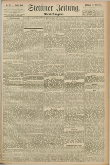 Stettiner Zeitung. 1893, Nr. 218 (10 Mai) - Abend-Ausgabe