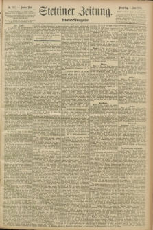 Stettiner Zeitung. 1893, Nr. 252 (1 Juni) - Abend-Ausgabe