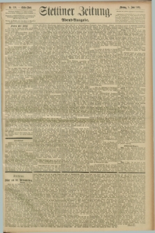 Stettiner Zeitung. 1893, Nr. 258 (5 Juni) - Abend-Ausgabe