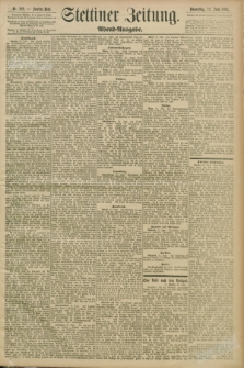 Stettiner Zeitung. 1893, Nr. 288 (22 Juni) - Abend-Ausgabe