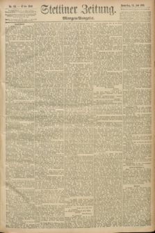 Stettiner Zeitung. 1893, Nr. 323 (13 Juli) - Morgen-Ausgabe