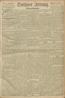 Stettiner Zeitung. 1893, Nr. 339 (22 Juli) - Morgen-Ausgabe